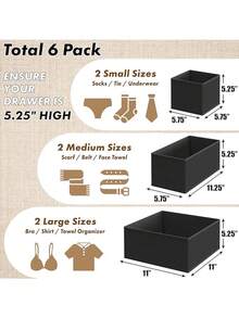 3pcs Foldable Fabric Storage Box, Simple Style, Foldable Fabric Storage Box, Wardrobe, Dressing Table, Drawer Partition Storage Basket, Underwear And Bra Decoration, Autumn Decoration, Festival Decoration, Room Decoration, Home Decoration, Bedroom Decoration