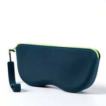 1 Piece Of Silicone Zipper Glasses Case Storage Bag, Waterproof, Dust-Proof, Multi-Purpose Small Dust-Proof Sundries Glasses Box, Silicone Material Protects Lenses, Not Afraid Of Scratches, Fashionable And Convenient Travel Hand-Held Silicone Glasses Bag. Bag, Makeup Bag, Toiletry Bag, Desk Organiser, Cosmetic Bag, Makeup Pouch, Make Up Organizer, Vanity Accessories, Make Up Pouch, Make Up Bags, Jewellery Box, Pouch, Makeup Brush Holder, Brush Holder, Perfume Organiser, Pouch Bag