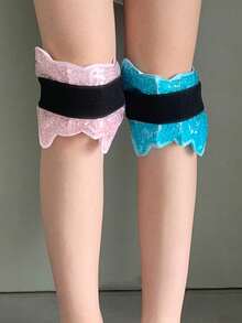 PVC Ankle Protector With Plush Dual-Sided Ice Pack - Adjustable Strap Design, Suitable For Sports Injury Ice Therapy, Wrist, Elbow, Leg Cooling Ice Bag, Reusable Heating/Freezing, Ankle Support Cushion, Medical Grade Gel Ice Pack, Sports Recovery Therapy Ice Pack