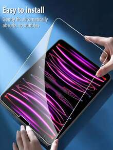 2pcs Tempered Glass Screen Protector HD Clear Anti-Scratch Anti-Fall Full Coverage Anti-Fingerprint Compatible With Ipad Air 4/5/6/7, 7-10, 11 A16(2025) Back To School 2026 Student Essential - HD - View 5