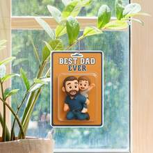 Custom 2D Action Figure Toy Box Style Art Gift Personalized Car Ornament Gift For Best Friends, Boy, Girl, Her, Him