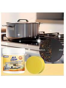 Jue-Fish Multi-Purpose Degreasing Cleaning Paste, Removes Stubborn Grease And Stains, Kitchen Cleaning Tool - Multicolor - View 2