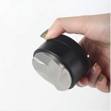 Stainless Steel Coffee Tamper, 3-In-1 Coffee Powder Distributor, Dosing Funnel, Tamping Tool - Black - View 3