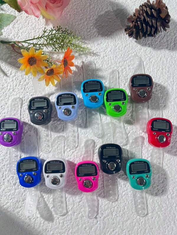 Temporizador digital con pulsación manual, herramienta de gestión del tiempo, diseño minimalista y de moda, conveniente y portátil