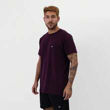 Kit 2 Dry Fit Polyamide T-Shirts - Blanco / Vino - Ver 4
