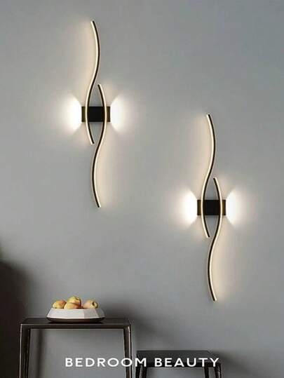 Moderne LED Wand Lamp, Home Furniture, Minimalist Light, ative Lighting, Warm Light/3 Aluminum Luxe Cafe, Living Room, Dining Bedroom, Kitchen, Bedside, Camping Villa, Duplex Apartment, Commercial Lobby, Office, Lamp