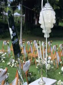 20/50pcs Large Natural Shell Beads, Double Hole Design, Suitable For Jewelry Making, Wedding, Party Decoration, Wind Chimes - Elegant Transparent White Beach Wedding Decor - DIY Crafts, Nautical Theme Decorations, Shell Jewelry, Handmade Pendants, Home Decor