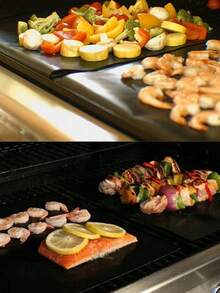 1/3/5 Pcs [Customizable & Reusable] Heat Resistant Baking Mat, Oven Liner, Grill Mat, Non-Stick Baking Pad