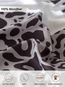 1 pieza Sábana ajustable con estampado de leopardo, ropa de cama, sábana ajustable, cubierta de colchón, protector de colchón suave y cómodo para el dormitorio, solo sábana ajustable, lavable a máquina - Multicolor - Ver 7