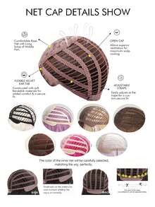 Long Straight Synthetic White Wig With Bangs For Women Wigs Party Cosplay Wear Wigs Heat Resistant Red Wigs For Fashionable Girl Daily School Party Use,Halloween Role Playing - Multicolor - View 8