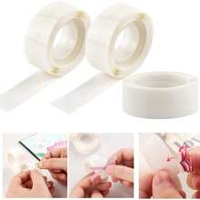 300 نقطة لاصقة شفافة صغيرة دائمة بقطر 3 مم (1/8 بوصة) للعملية DIY متوافقة مع أعين الأزرار والراين ستون وخرز المجوهرات