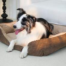 HAZOOWILL All-Season Dog Bed Mat - Soft Square Pet Bed Cushion, Suitable For Small To Large Dogs & Cats, High Resilience PP Fiber Filled, Comfortable & Durable Lounge-Style Design, Multiple Sizes & Colors Available - Multicolor - View 8