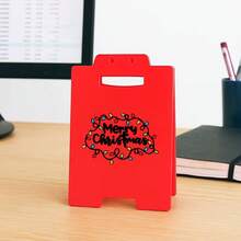 Merry Christmas Alphabet Pattern Table Decorative Ornament