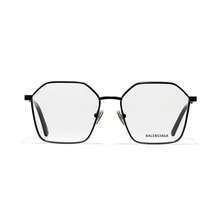 A Pair Of Balenciaga Women's Fashion Style Glasses, Transparent Lenses & Black Frames Classic Plain Optical Glasses (Unisex), Suitable For Couples, Travel, Autumn Wear, Campus Style, Self-Driving, Taking Photos, And Parties. A Great Gift - Black - View 3