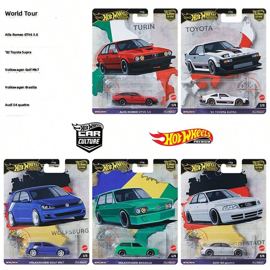 Hot Wheel 1:64 比例合金压铸玩具车，高级汽车文化收藏玩具车，HNW46 系列 Fairlady Z，GJT68 汽车文化 Canyon Warrior 战斗套装 787B，DMC55 男孩收藏玩具，玩具收藏家的理想之选 - 彩色 - 查看 1