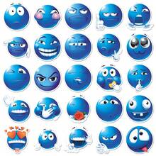 50Pcs Funny Cartoon Aesthetic Stickers Pack Meme Stickers Graffiti Stickers Sarcastic Stickers Vinyl Waterproof Stickers For Water Bottle,Computer,Laptop,Phone,Luggage,Notebook,Fridge,Bumper,Car,Guitar - B - View 4