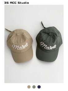 1pc Burgundy Soft Crown Vintage Letter Patch Baseball Cap, Versatile Streetwear Couple Sun Hat, Embroidered Patch Peaked Cap, Unisex American College Style Gift