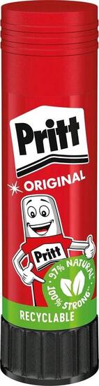 Pritt Stick, pegamento en barra ORIGINAL, barra adhesiva, pegamento infantil ideal para niños, 40 g TALLA GRANDE  1U/3U/6U para elegir top calidad garantizada