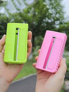 手持式黄瓜切片/削皮器 - 双用途厨房工具，可精准切割黄瓜，浅米色，耐用塑料材质，适用于蔬菜、美容面膜、家庭烹饪、食品准备，易于握持，可靠的切片/削皮器，DIY美容爱好者 - 彩色 - 查看 5