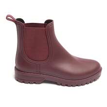 Women's Chelsea Boots – Modern – Beige, Black, Brown, Khaki, Red, Green, Leopard - Red - View 3