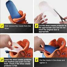 QKC 2 件防皱鞋头、鞋撑、运动鞋防皱保护器、鞋定型器、鞋撑、鞋模、鞋配件