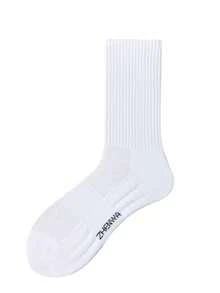 4 双（2 黑，2 白）按摩底运动中筒袜，随机，秋季