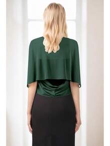 Coucoland Shawl Wraps Women - Sheer Chiffon Shawl Elegant Soft Wraps Evening Dress Wedding - màu xanh lá - Xem 5