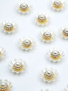 10/30 Stück 20mm 12-Blüten Kristall Strass, DIY Dekorationen für Kleidung, Taschen, Schuhe