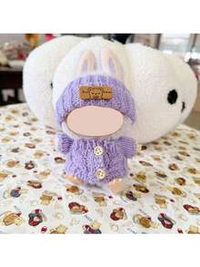 [仅服装和配饰] 17厘米针织服装套装、第一代和第二代Labobo钥匙扣、LBB毛绒布娃娃服装、毛衣套装