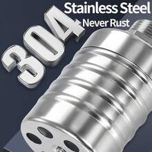 Válvula automática de flotador en acero inoxidable con entrada 1/2 y 3/4 incluye cinta de teflón resistente al óxido y altas temperaturas perfecta para mantener nivel de agua estable en tanque piscina y estanque - Plateado - Ver 7