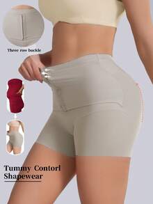 Tummy Control Panties Seamless High Waist Shaping Panties Slimming Waist Trainer Body Shaper Shapewear For Women Underwear Women's Underwear Sheath Flat Belly Woman Lingerie Briefs Butt Lifter - Apricot - View 7