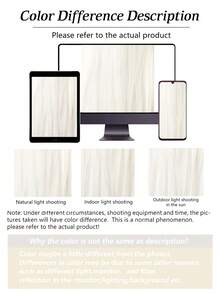 Long Straight Synthetic White Wig With Bangs For Women Wigs Party Cosplay Wear Wigs Heat Resistant Red Wigs For Fashionable Girl Daily School Party Use,Halloween Role Playing - Multicolor - View 10