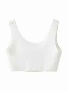 Balabala Girls Training Bra Teen First Bralette Adjustable Comfortable - Original White - View 2