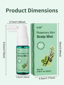 2 peças/Conjunto Conjunto de Cuidados com o Couro Cabeludo Spray para Couro Cabeludo de Alecrim e Esfoliante para Couro Cabeludo, Esfoliante Shampoo para Couro Cabeludo de Alecrim, Tratamento para Couro Cabeludo 2 em 1 com Óleo de Menta para Fortalecer Cabelos Fracos e Quebradiços