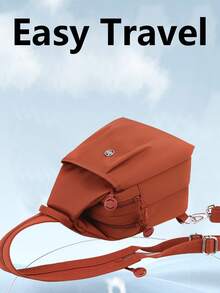 多隔层防盗尼龙背包，女士钱包，多功能时尚日常包，轻便多口袋旅行包，大容量简约背包，便捷背包，适合学生、护士、教师、商务人士、旅行、通勤、购物、办公、约会、徒步、训练、工作，生日礼物、节日礼物，背包 - 彩色 - 查看 10