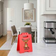 Christmas Reindeer Print Table Decorative Ornament