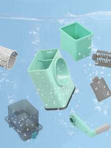 3-In-1 Multifunctional Vegetable Chopper And Slicer, Can Be Used As Rotary Cheese Grater, Onion Dicer, Spiral Shredder, Fruit Mincer, Manual Vegetable Cutter And Potato Slicer, Convenient And High-Performance (Actual Color Slightly Darker), 3 Blade Sets With Dual-Sided Locking Clips