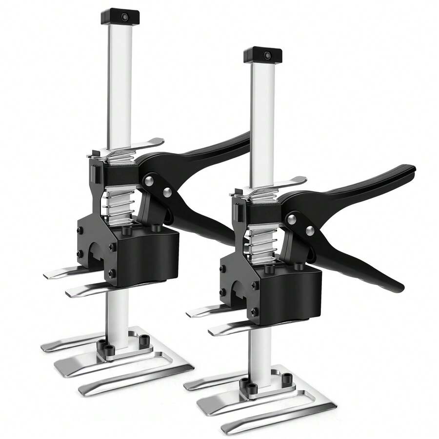 LMstarz Lightweight Manual Lifting Tool Jack Set, Height Adjustable, Furniture Door Panel Lifting Jack, Height Adjustable 0-17 Cm, Maximum Load Capacity 170 Kg - 2個 - 查看 1