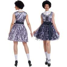 Abito da festa della birra di taglia grande con ricamo floreale, outfit da banchetto per donne