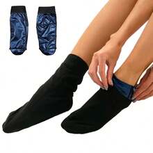 1pc Sauna Sweat Gloves & Socks, PU Sports Sweat Absorbing Gloves & Socks, Sauna Heat Retaining Anti-Cracking Moisturizing Smooth Coating Sweat Enhancing, Suitable For Home Use - Multicolor - View 9