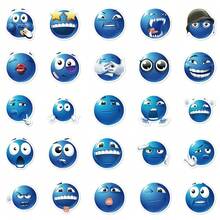 50 Piezas Pegatinas de Frijoles MEME de Dibujos Animados Azules, Pegatinas Lindas, Pegatinas Divertidas, Pegatinas Geniales, Pegatinas Caprichosas para Decoración para Adultos, Pegatinas de Graffiti, Pegatinas Estéticas, Pegatinas de Vinilo Impermeables para Botellas de Agua, Hidroflask, Guitarra, Equipaje, Teléfono, Estuche, Portátil, Monopatín, Regalo