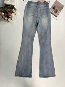 Women's Mid-Rise Stretch Slim-Fit Flared Trousers: Fall Fashion And Christmas-Inspired Outfits