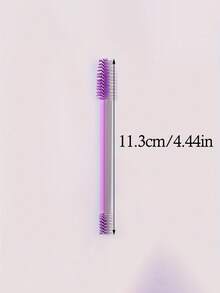 20支装双头睫毛刷头螺旋刷头种植睫毛梳嫁接睫毛膏刷眉毛梳美妆工具，附赠小刷子 - 紫色 - 查看 6