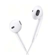 Type-C Earphones With Microphone, Volume Button, White (1655) - White - View 2