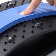 Adjustable Back Stretcher – 4-Level Lumbar Support Device For Spine Decompression, Pain Relief & Relaxation – Textured Surface For Gentle Massage, Home/Office Use