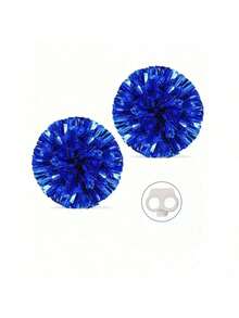 2 件啦啦队手持绒球丝带，舞蹈表演道具，广场舞游戏道具，用于足球、篮球、足球和体育表演、团队运动、舞蹈和啦啦队道具