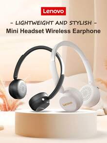 Lenovo Lenovo EB300- Lightweight Wireless Headphones, Skin-Friendly Soft Earmuffs, 25-Hour Battery Life, High-Definition Surround Sound Quality, Compatible With Mobile Phones/Computers, Available For Fitness And Daily Office, And Fashionable Mini Headphones.