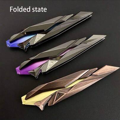 1 件无畏契约奇点，Valorant 商品模型，全 ABS 塑料，可折叠，减压坐立不安玩具，适合儿童/成人互动游戏，完美的生日/节日礼物