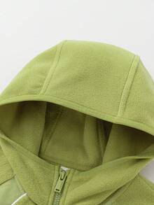 Balabala 儿童夹克 2025 秋季新款摇粒绒防静电上衣 - 黃綠 - 查看 7