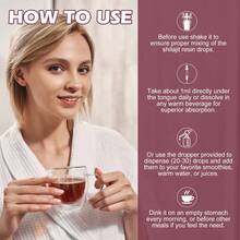 B BEWORTHS Himalayan Shilajit Resin Liquid Drops (600mg Pure Shilajit) | 6-In-1 With Ashwagandha, Ginseng, Turmeric | Supports Immune, Gut, Brain Health & Boost Energy | For Adults - 1 bottle - 查看 8